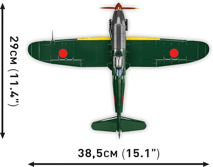COBI Historical Collection WWII Kawasaki KI-61-I Hyen (Tony) Plane