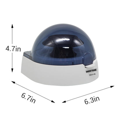 WEST TUNE 4000 RPM Microcentrifuge,Mini Lab Benchtop Centrifuge,Scientific Centrifuge Machine