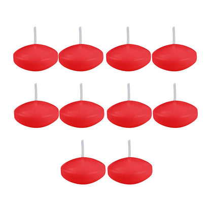 Unscented Floating Set of 10 – Versatile Wedding, Christmas, Spa Decor with Long-Lasting Burn Time Christmas Floating