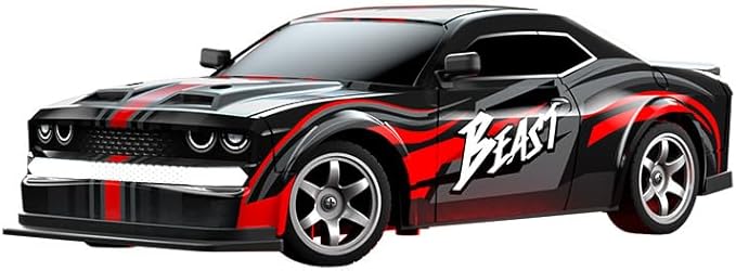 SG218PRO 1/16 RC Drift Car for Adults 2.4G Full-Proportional 4WD Mini Remote Control Racing Car with LED Lights 25KM/H Electric 2 Batteries Sports Cars Toy Gift -RTR