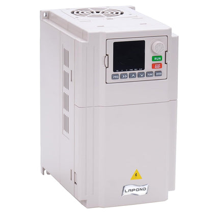 LAPOND AC 220V/18KW 25HP Variable Frequency Drive,75A VFD Inverter Single Phase to 3 Phase Converter,Used on ≤20HP(15kW) 55Amps 200-230V 3-Phase Motor