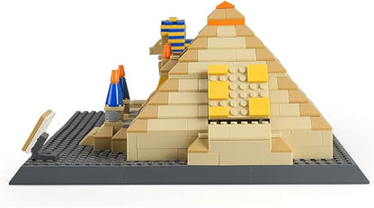 643Pcs Great Pyramid of Giza &amp Sphinx Egypt Building Set World Landmark Architecture Model Collectible Toy for Kids and Adults