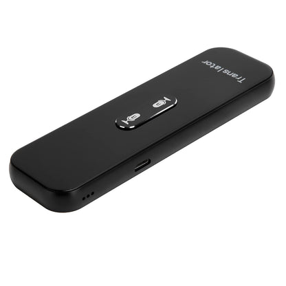 LOCADENCE Language Translator Device, Portable Instant Translator, Translator Intelligent Voice Bt Translator for Travel Business Learning (All Black)