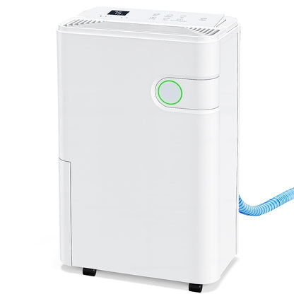 OLIXIS 80Pints Dehumidifier with Drain Hose, Most Efficient Energy Star, 5,500 Sq.Ft Dehumidifier for Basement, 5L Tank, Smart Humidity Ring, Ideal Humidity Remover for Home, Bedroom & Bathroom