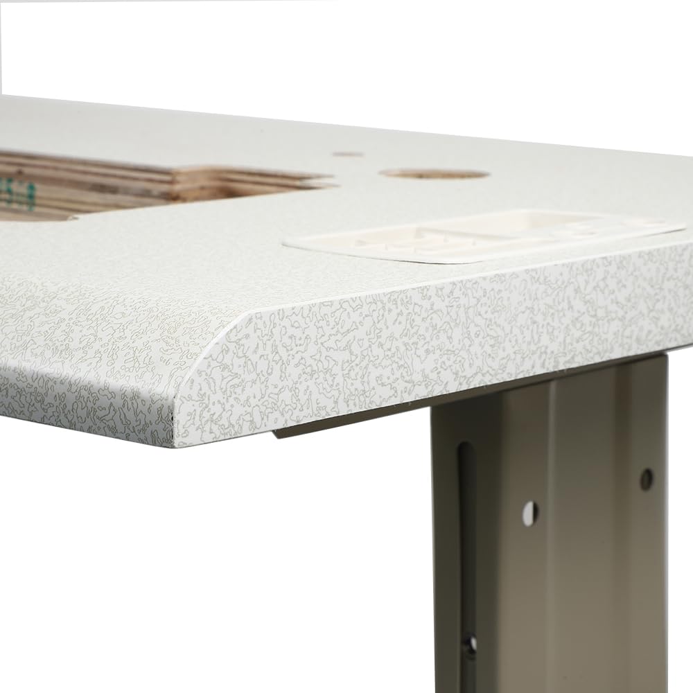 Fbshicung Industrial Sewing Machine Table Top with Foot Petals Compatible with Juki DDL-8000 5550, 8500, 8700 Direct-Drive Flat Machine