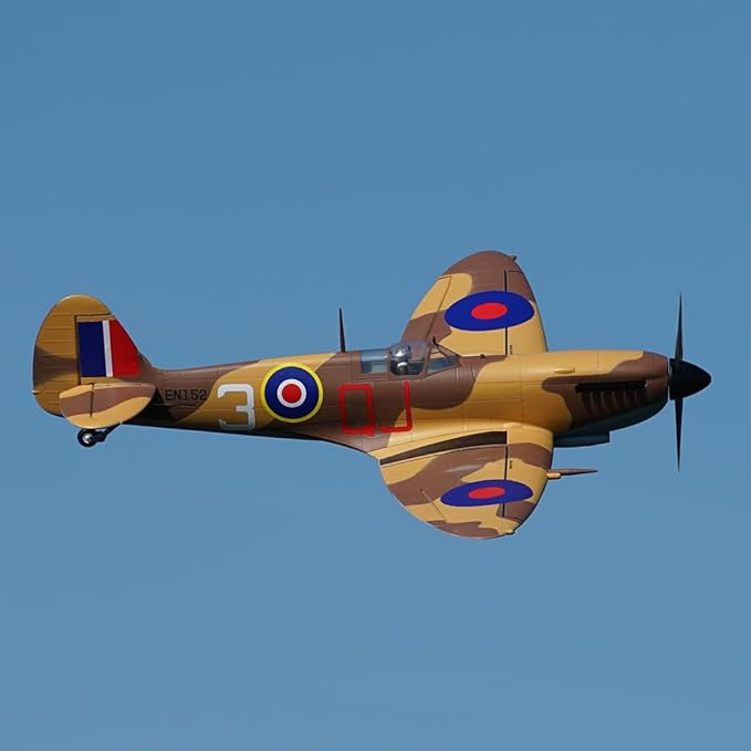 Spitfire 1.2m Warbird RC Airplane RC Fighter PNP (Transmitter Receiver or Battery NOT Included) (Brown)