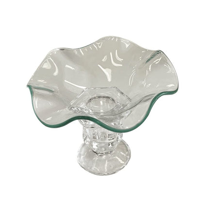 UNNS Candlestick Holder Curved Pillar Glass Candle Holder Dining Table Center Candle Holder Suitable for Dinner Living Room Kitchen Dining Room Candle Holders (Color : A)