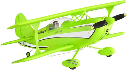 XK A310 Beech D17S 2.4G 4CH Quick-Release EPP Scale RC Fixed-Wing Aircraft Model 400mm-Wingspan 3D/6G Realistic Bi-Wing Plane (RTF/Green)