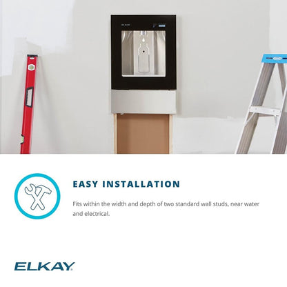 Elkay ezH2O Liv Built-in Filtered Water Dispenser, Non-refrigerated, Aspen White