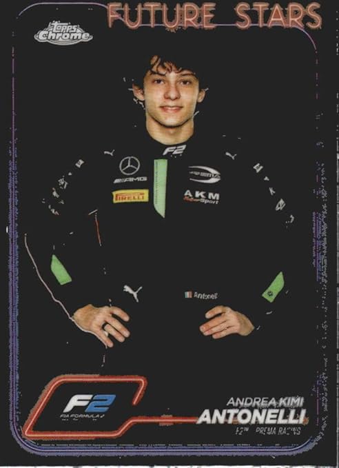 2024 Topps Chrome Formula 1#22 Andrea Kimi Antonelli F2 - PREMA Racing Card - Sportscard Superstore