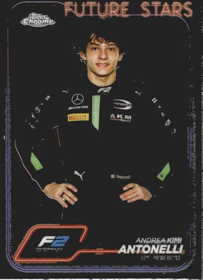 2024 Topps Chrome Formula 1#22 Andrea Kimi Antonelli F2 - PREMA Racing Card - Sportscard Superstore