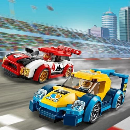 Lego 60256 City Nitro Wheels Racing Cars Toy with 2 Race Drivers Minifigures Rally Vehicles for Kids 5+ Year Old