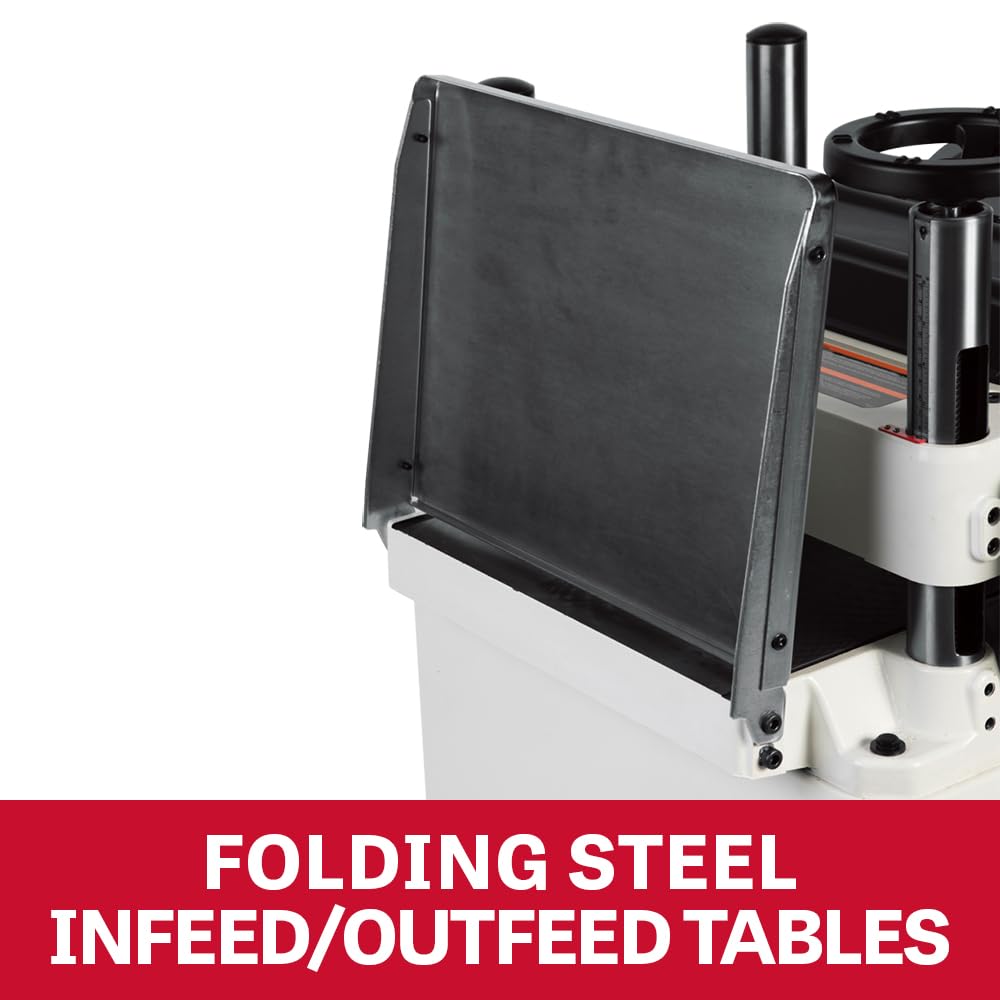 JET 15-Inch Planer, Straight Knife Cutterhead, 3 HP, 230V 1Ph (JWP-15B)