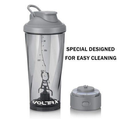 VOLTRX Premium Electric Protein Shaker Bottle, Made with Tritan - BPA Free - 24 oz Vortex Portable Mixer Cup/USB Rechargeable Shaker Cups for Protein Shakes