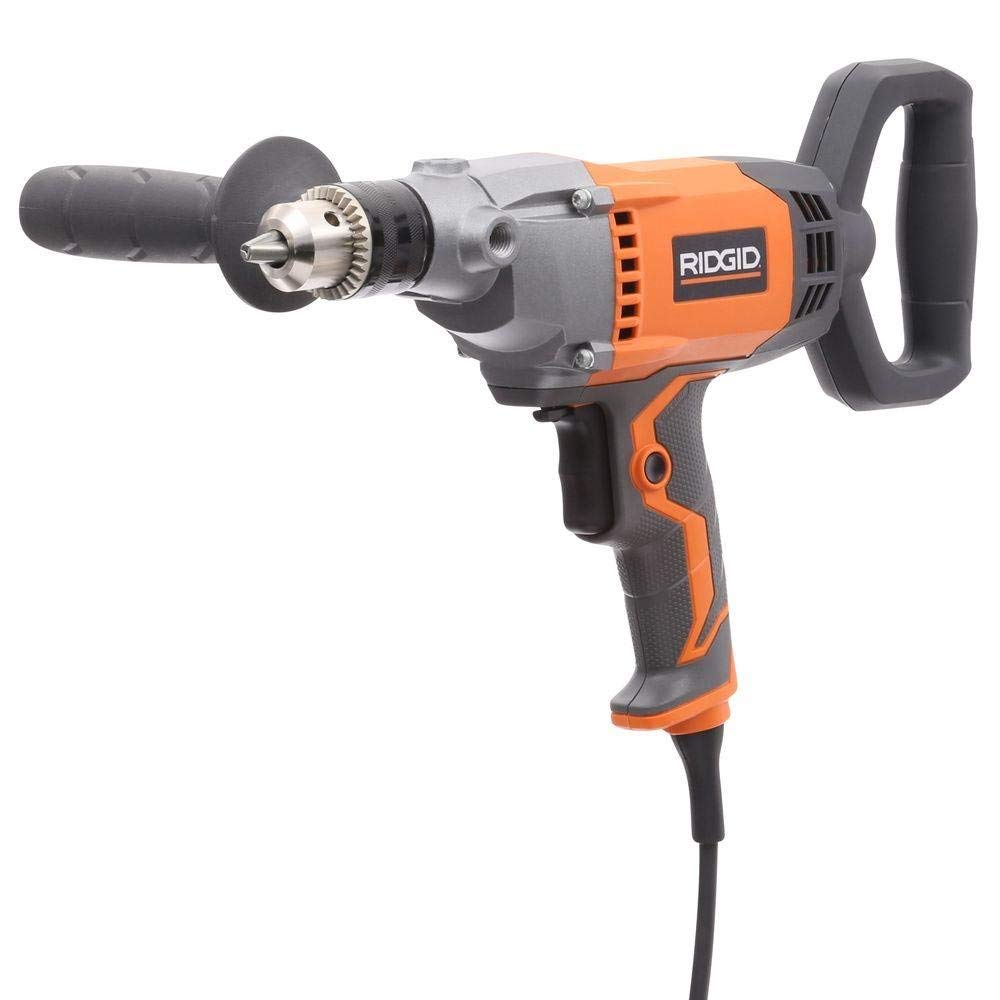 Ridgid 1/2 in. Spade Handle Mud Mixer - R7122 - (Bulk Packaged) (Renewed)