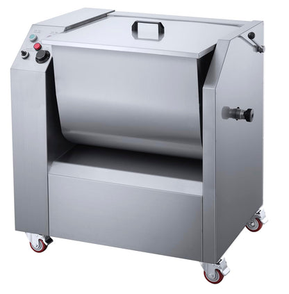 Koalalko Commercial Dough Mixer,Dough Kneading Machine,50L Tank Electric Flour-Mixing Machine,Meat Mixer, Adjustable Speed,2 Stirring Rods,1 for Dough Mixer,1 for Meat Mixer,Capacity 55Lb/H