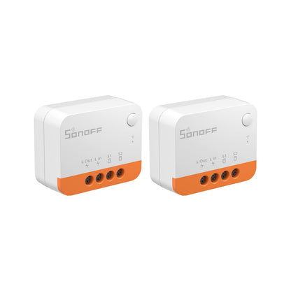 SONOFF Zigbee Smart Light Switch, No Neutral, Hub Required, 2-Way Interruptor Inteligente, Voice Control with Alexa, Google Home and SmartThings, ZBMINIL2 2 Pack