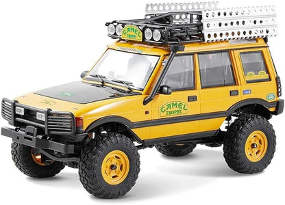 FMS FCX24M 1/24 RC Crawler RTR Land Rover Family Camel Trophy Edition Licensed RC Truck 4WD Off-Road RC Rock Crawler 2.4Ghz RC Car Model for Adults (Discovery)