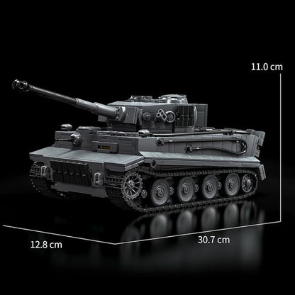 39062 Tiger Tank NO.1322 Building Block Set 1622 Pieces Military 1:28 Scale Tank Model Toys Ideal Gift for Room Decoration or Collection