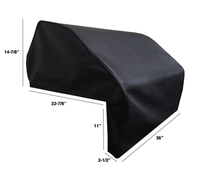Windproof Covers 36 inch Heavy Duty Premium Vinyl Grill Cover to fit Viking Series 5 Built-in Grill