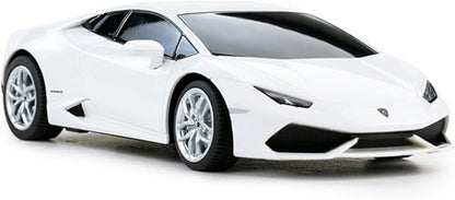 RASTAR Lamborghini HURACÁN LP610-4 RC Car Radio Remote Control 1/24 Scale (White)