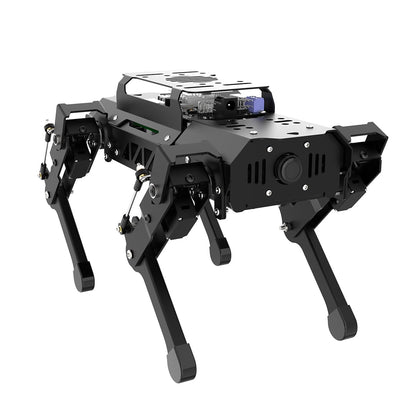PuppyPi Robot Dog with ChatGPT Large AI Models AI Embodied Intelligence ROS Robotic Dog Vision Scene Voice Understanding SLAM Mapping Navigation Bionic Quadruped Robot, Advanced Kit & RaspberryPi5 8GB
