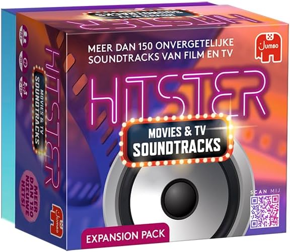 Hitster Movies &amp TV Soundtracks Expansion Set Party Game Music Game Action Game