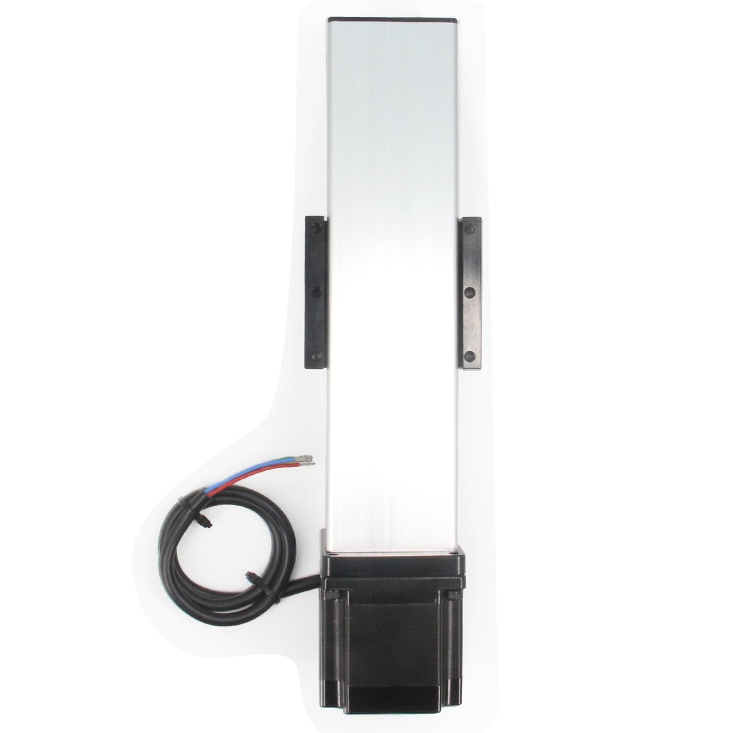 Zeberoxyz Fully Enclosed Linear Rail Guide Ballscrew SFU1605 with Square Linear Rails with NEMA23 Stepper Motor, 100mm Effective Stroke Length for CNC Router Parts (Size:100mm)