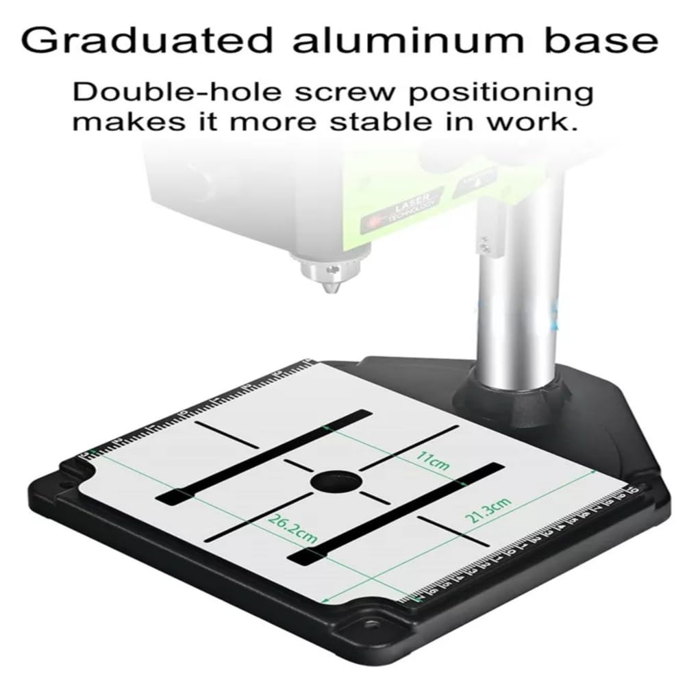 BACHIN Bench Drill Stand 800W Brushed digital display Mini Electric Bench Drilling Machine Chuck 1.5-16mm 6-Speed Benchtop Drill Press, Spindle Speed: 200-2500r/min