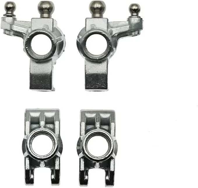 for SCY 16101 16102 16103 16201 16101 Pro 16102 Pro 16103Pro 16201Pro Metal Front Steering Cup Rear Hub Carrier 1/16 RC Car Upgrade Parts RC Accessories(Set)