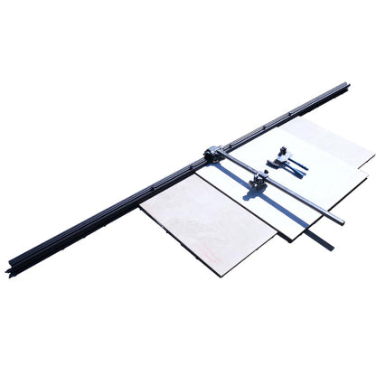 T Shape Manual Tile Cutter Professional Large Format Tile Cutter Heavy Duty Tile Cutting Machine with 3-Piece 1M Rail Guide for Porcelain, Granite, Marble, Ceramic