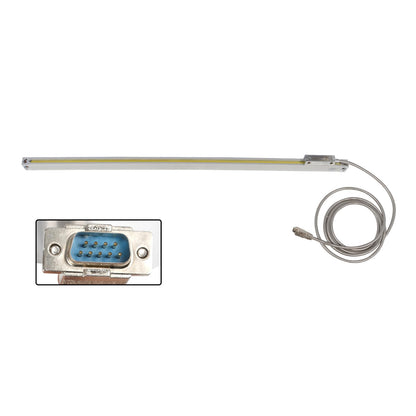 Jecoupoon 2-Axis Digital Display RPM Display Linear Scale Encoder DRO Kit 350mm+700mm for CNC Milling Machine Metal Lathe with Instruction Manual
