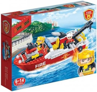 BanBao Fire Boat Building Set Building Kit