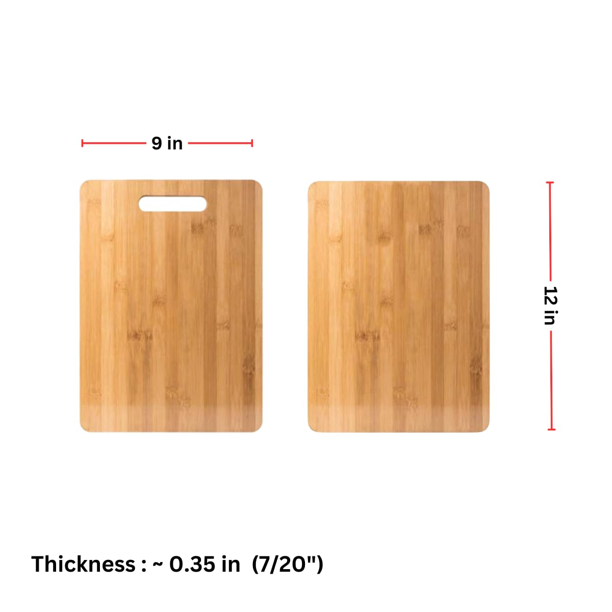 Set of 12, Bulk Wholesale Bamboo Cutting Boards – Thin 12x9" Blank Wood Charcuterie Tray, Grazing Platter for Cheese, Fruits, Veggies, Catering, Engraving Gifts, Resin Epoxy Crafts, Wall Art