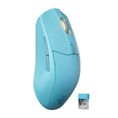 SteelSeries Rival 3 Wireless Gen 2 Gaming Mouse — 2.4GHz and Bluetooth — 18000 DPI TrueMove Air Optical Sensor — 60 Million Click Durability — Light-Weight — 100% PTFE Feet — Black