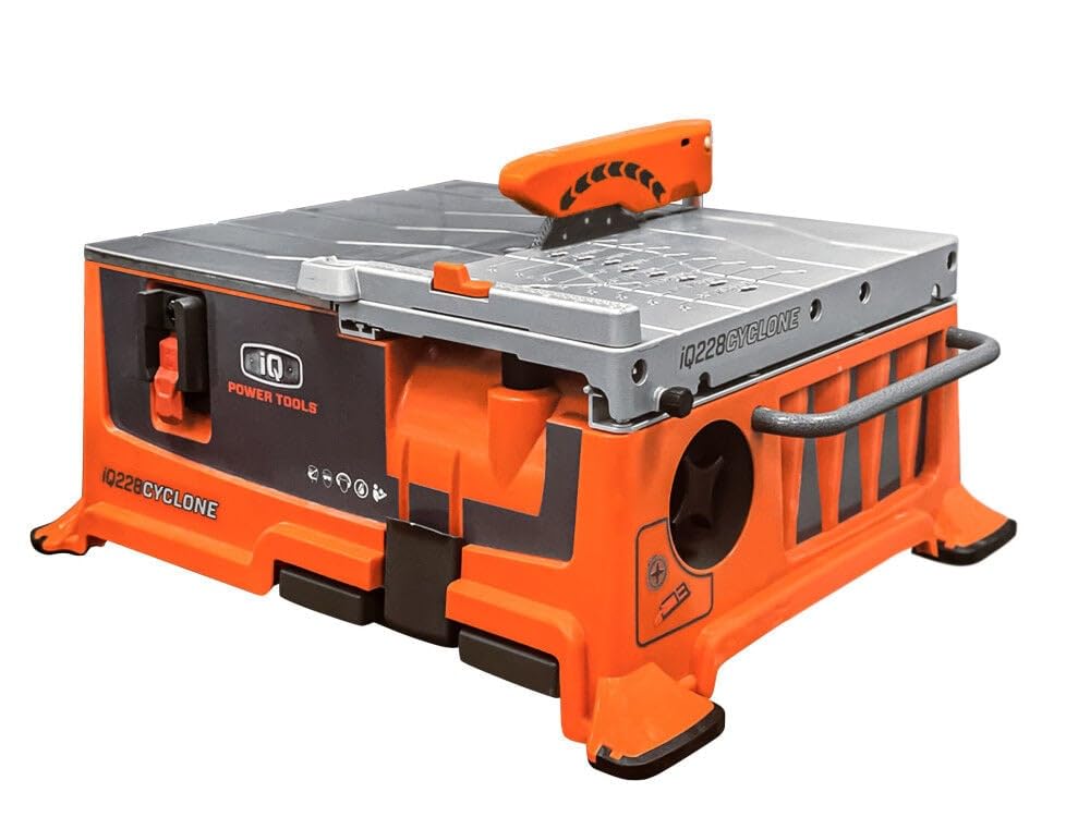 Iq Power Tools 7 Inch Dry Cut Bench/tabletop Tile Saw With Integrated Dust Control And New Tru-Cut System