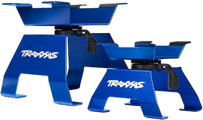 Traxxas 8797 Blue Aluminum X-Truck Stand for X-Maxx and XRT