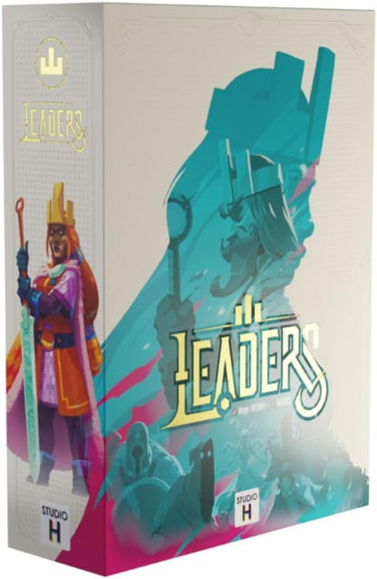 Leaders | Tactical Duel Strategy 2 Player Board Game | Create Alliances Assemble Champions &amp Outsmart Opponents | Quick Competitive Games for Teens Adults &amp Kids Ages 10 &amp Up | 15 Min