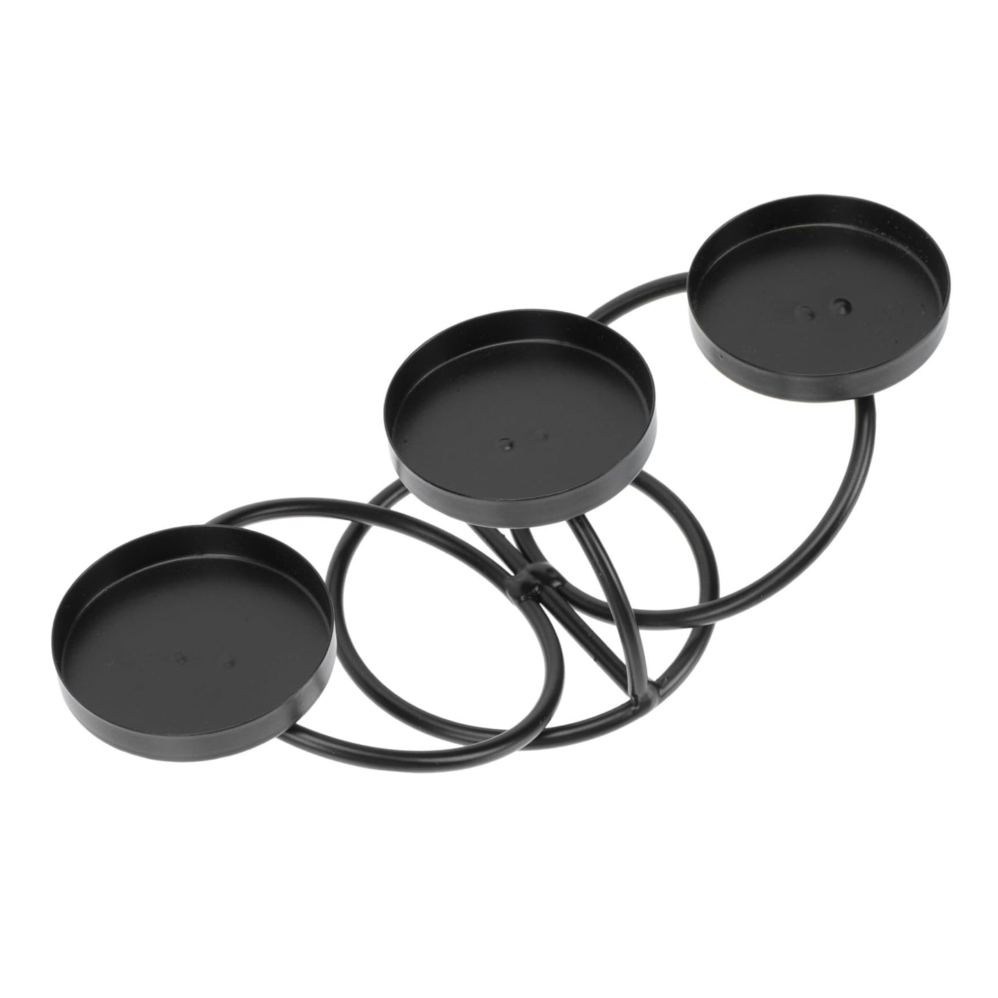 Outanaya Artistic Wrought Iron Candlestick Holder 7.67X3.14X2.16In Decorative Candle Stand for Home Party Holiday Wedding Tabletop Accent