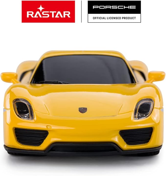 RASTAR 1:24 Scale Porsche 918 Spyder RC Toy Car for Kids