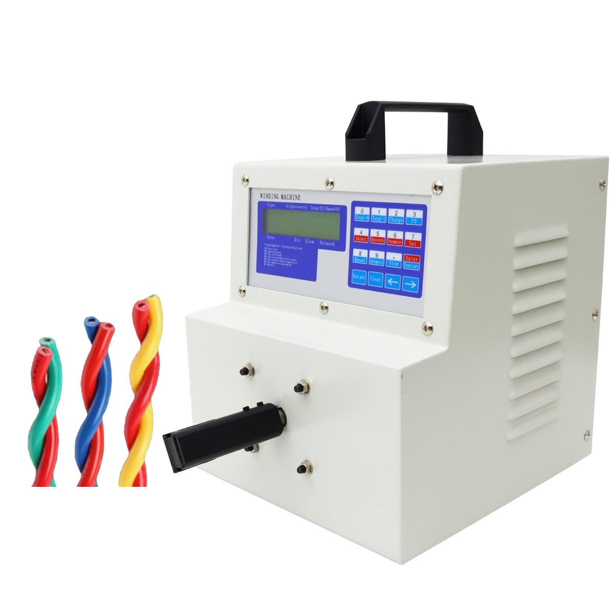 INTBUYING 110 V Twist Tie Machine High-speed Cable Twisting Machine Automatic Wire Twister
