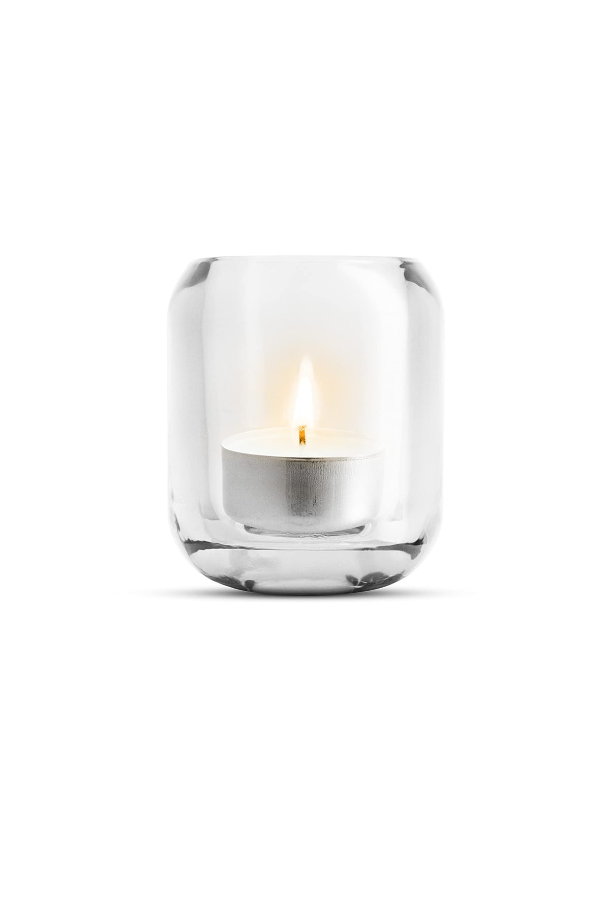 EVA SOLO Acorn Glass Candle Holder Clear Decorative Tea Light Holder Made of Coloured Glass Clear