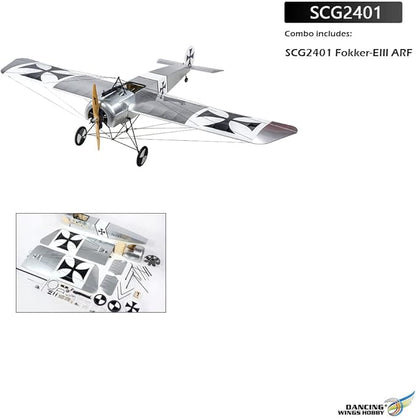 DW Hobby 1.58M Balsa ARF Fokker-Eindecker (SCG2401)