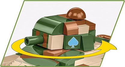 COBI Historical Collection World War II Renault R-35 Light Tank Building Set 93 Pieces