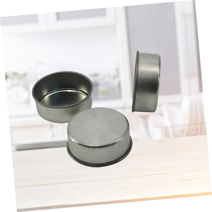 HEALSOPTHY 10pcs DIY Tealight Candle Tins Cans Elegant Iron Candlestick for Crafting Sample Holding