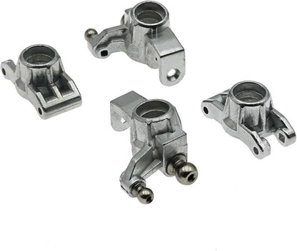 for SCY 16101 16102 16103 16201 16101 Pro 16102 Pro 16103Pro 16201Pro Metal Front Steering Cup Rear Hub Carrier 1/16 RC Car Upgrade Parts RC Accessories(Set)