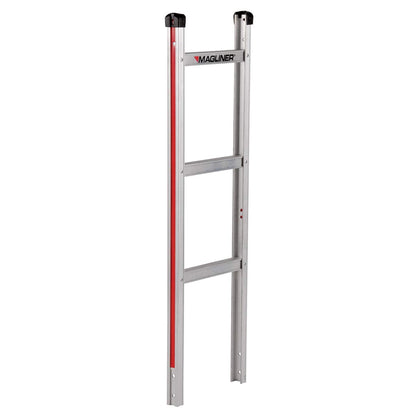 Magliner HMK15AG2C Aluminum Hand Truck, Vertical Loop Handle, 18" x 9" Aluminum Extruded Nose Plate, 500 lb Capacity