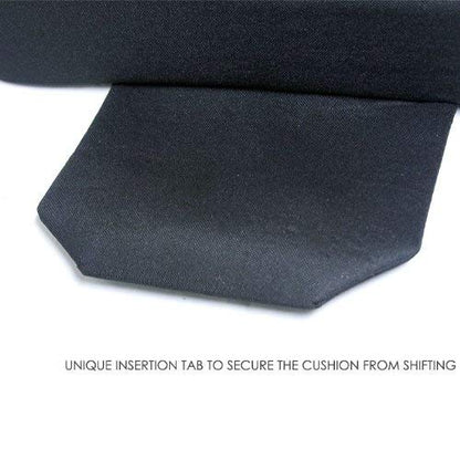 Yupbizauto Breathable Ergonomic Wedge Car Seat Cushion & Office Chair Support Comfortable Pressure-Relief Pad for Back & Tailbone Pain Ideal for Long Sitting, Posture Corrector Mesh Grey Firm