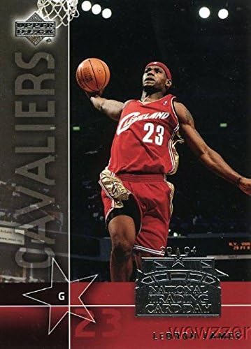 LeBron James 2003/04 Upper Deck #UD-7 National Trading Card Day Promo Rookie! NBA and Olympic World Champion! Shipped in Ultra Pro Toploader to Protect It!