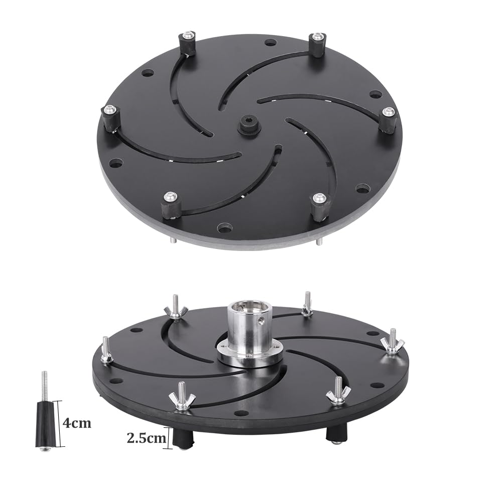 YUEWO Woodworking Lathe Chuck Self-Centering Centrifugal Longworth Chuck Wood Rotary Lathe Chuck Aluminum Alloy for Milling Machine Grinders Bowls Plates M33*3.5 Thread (14 Inch)